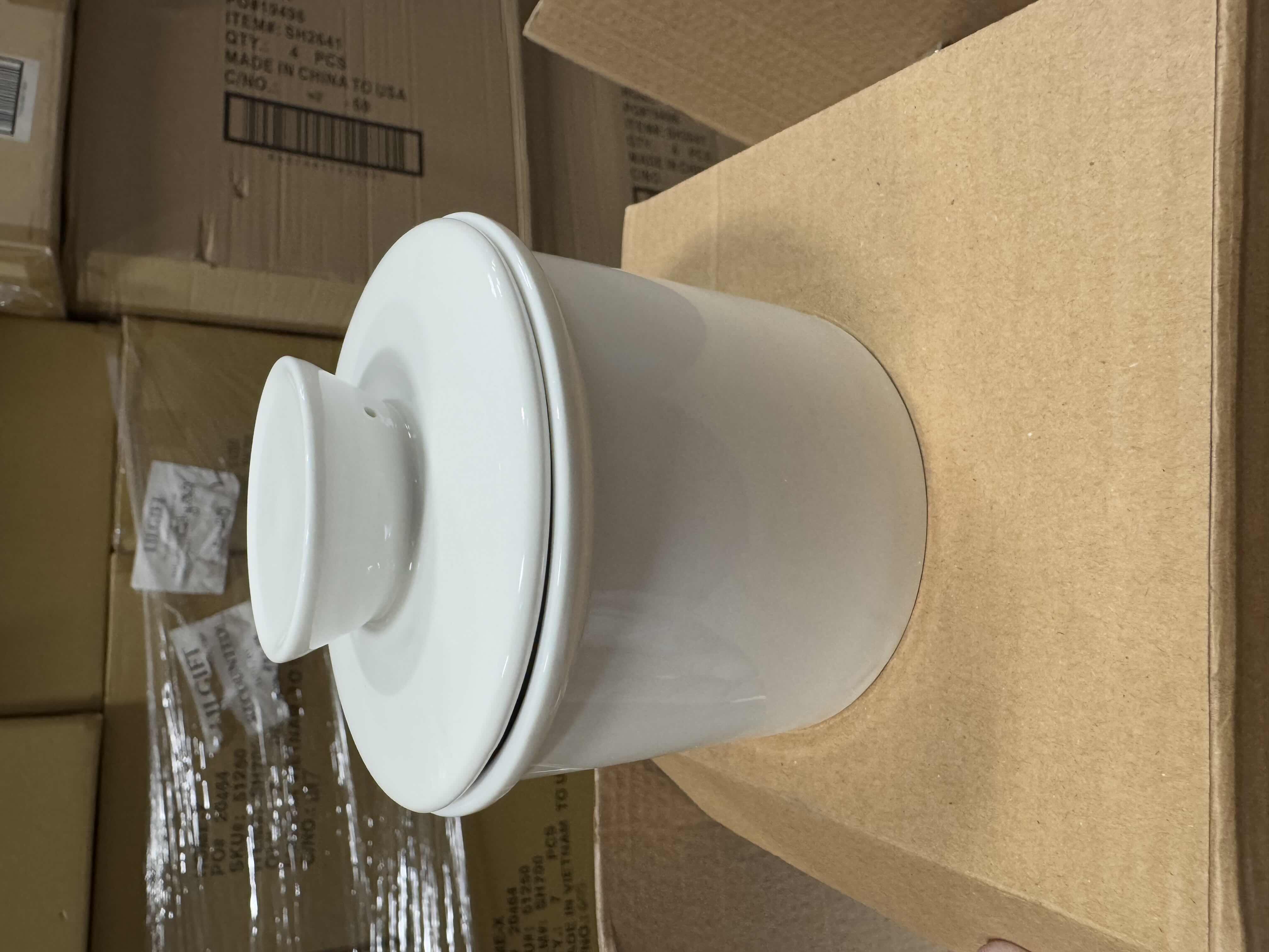 Photo 1 of BRAND NEW CASE OF HOME-X BUTTER CROCK, WHITE