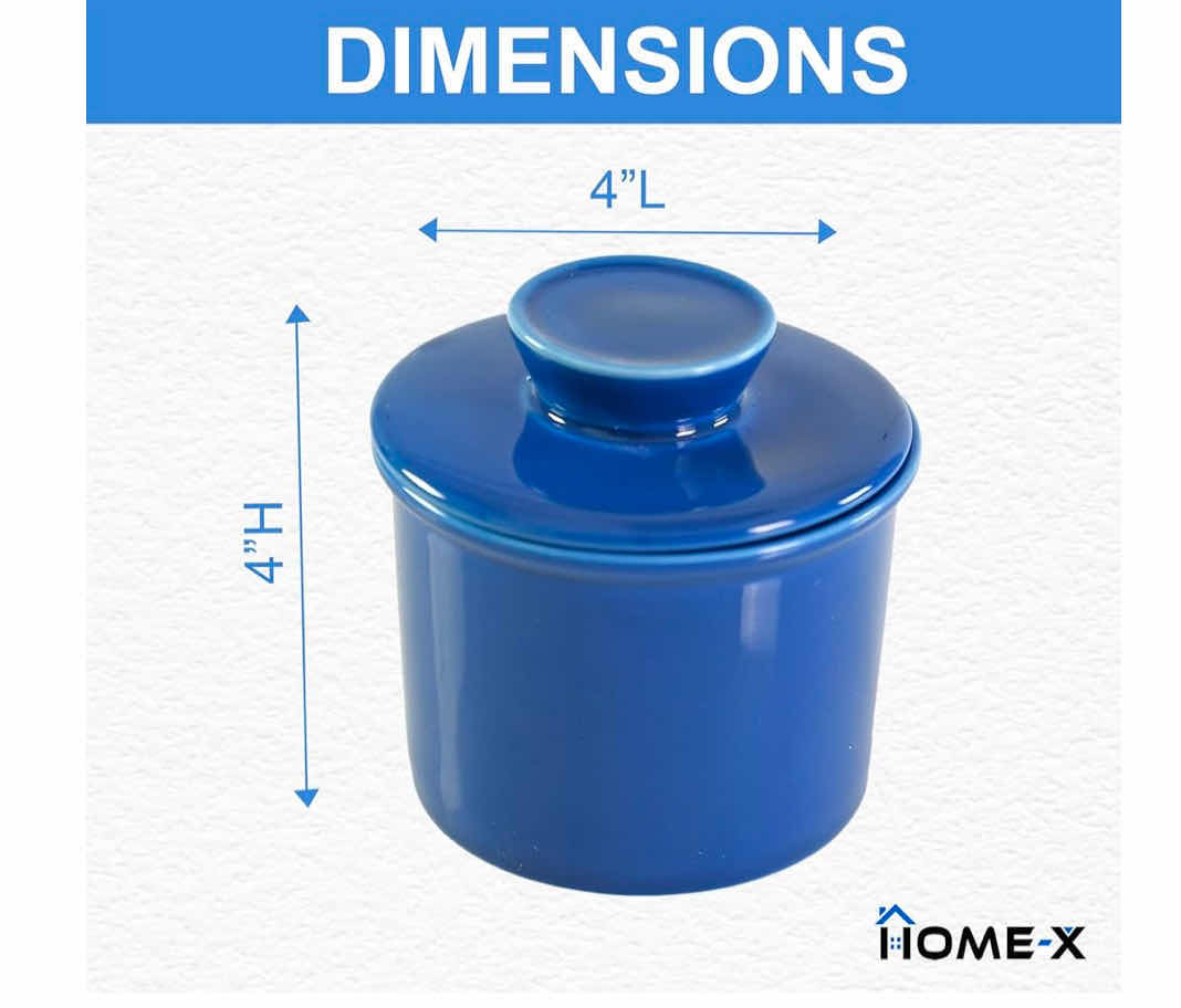 Photo 1 of BRAND NEW CASE OF HOME-X BUTTER CROCK, WHITE