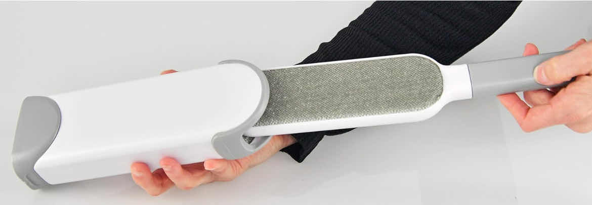 Photo 1 of 2- BRAND NEW HOME-X DOUBLE-SIDED LINT BRUSH WITH CLEANING BASE