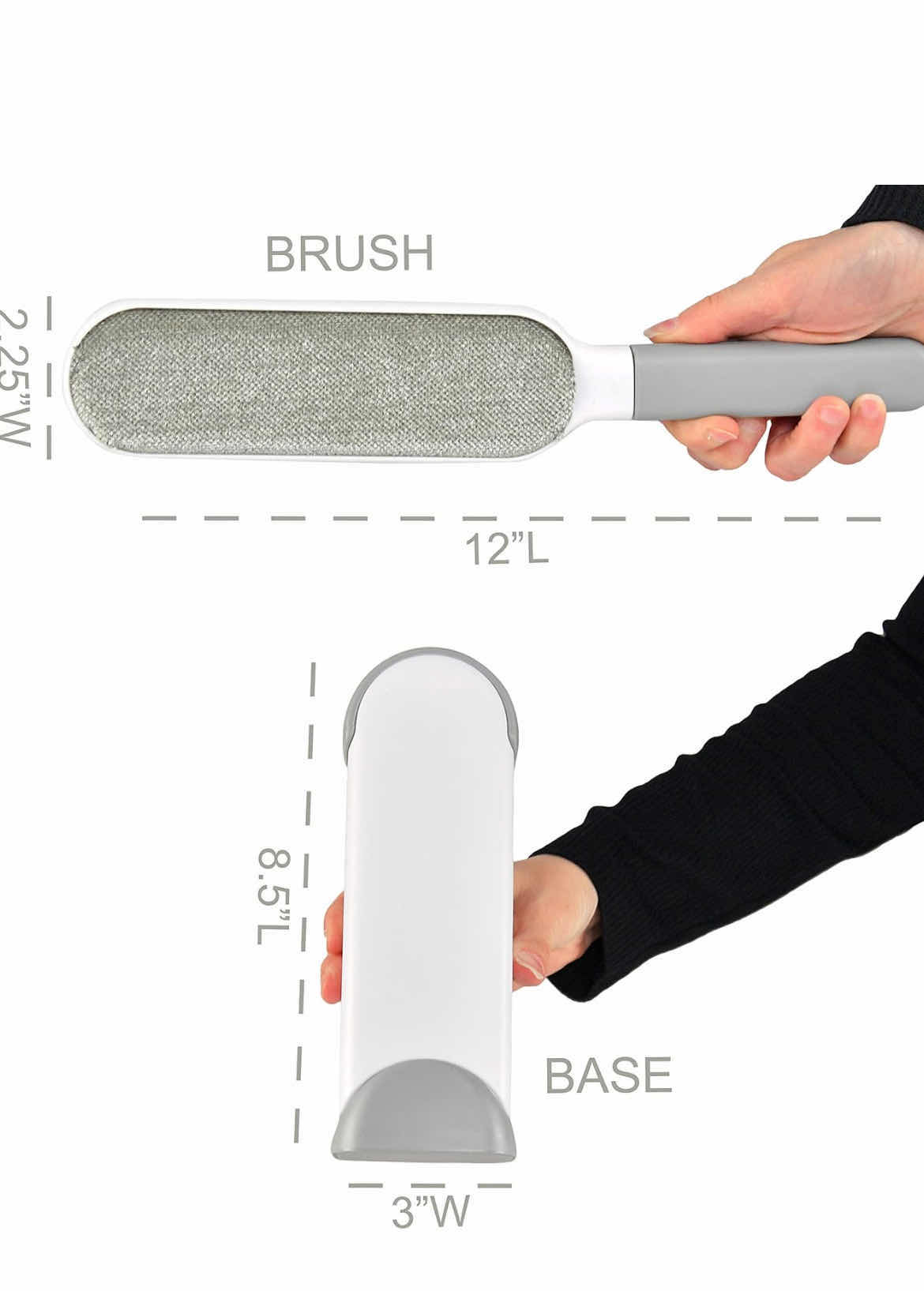 Photo 1 of 2- BRAND NEW HOME-X DOUBLE-SIDED LINT BRUSH WITH CLEANING BASE