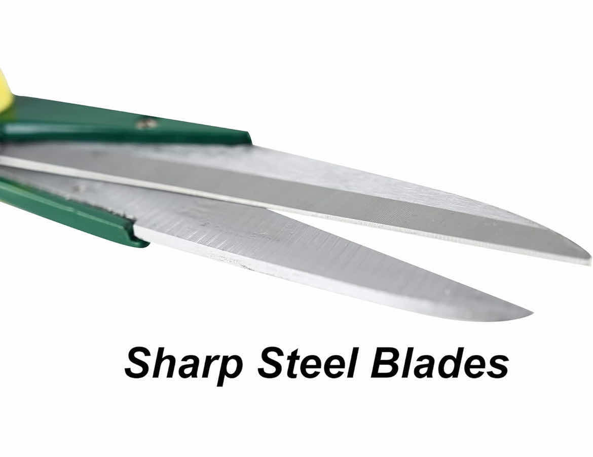 Photo 1 of LIGHTWEIGHT HEDGE SHEARS FOR GARDEN, SMALL YARD TRIMMING CLIPPER FOR BUSHES AND SHRUBS, PRUNING SHEARS FOR GARDENING, PLANT CLIPPERS, WEIGH LESS THAN 2 LBS, 26 ½” L, GREEN