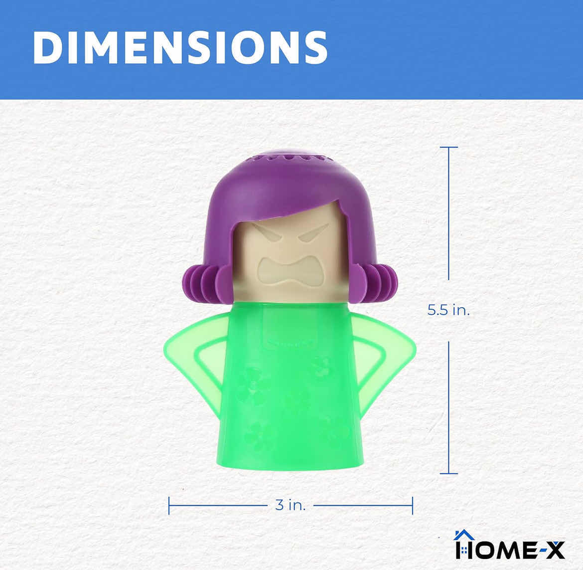 Photo 1 of CASE OF 80 STEAM’N MAMA MICROWAVE STEAM CLEANER, USEFUL AND FUN ANGRY MOM MICROWAVE CLEANER, EASY-TO-USE KITCHEN CLEANING TOOL