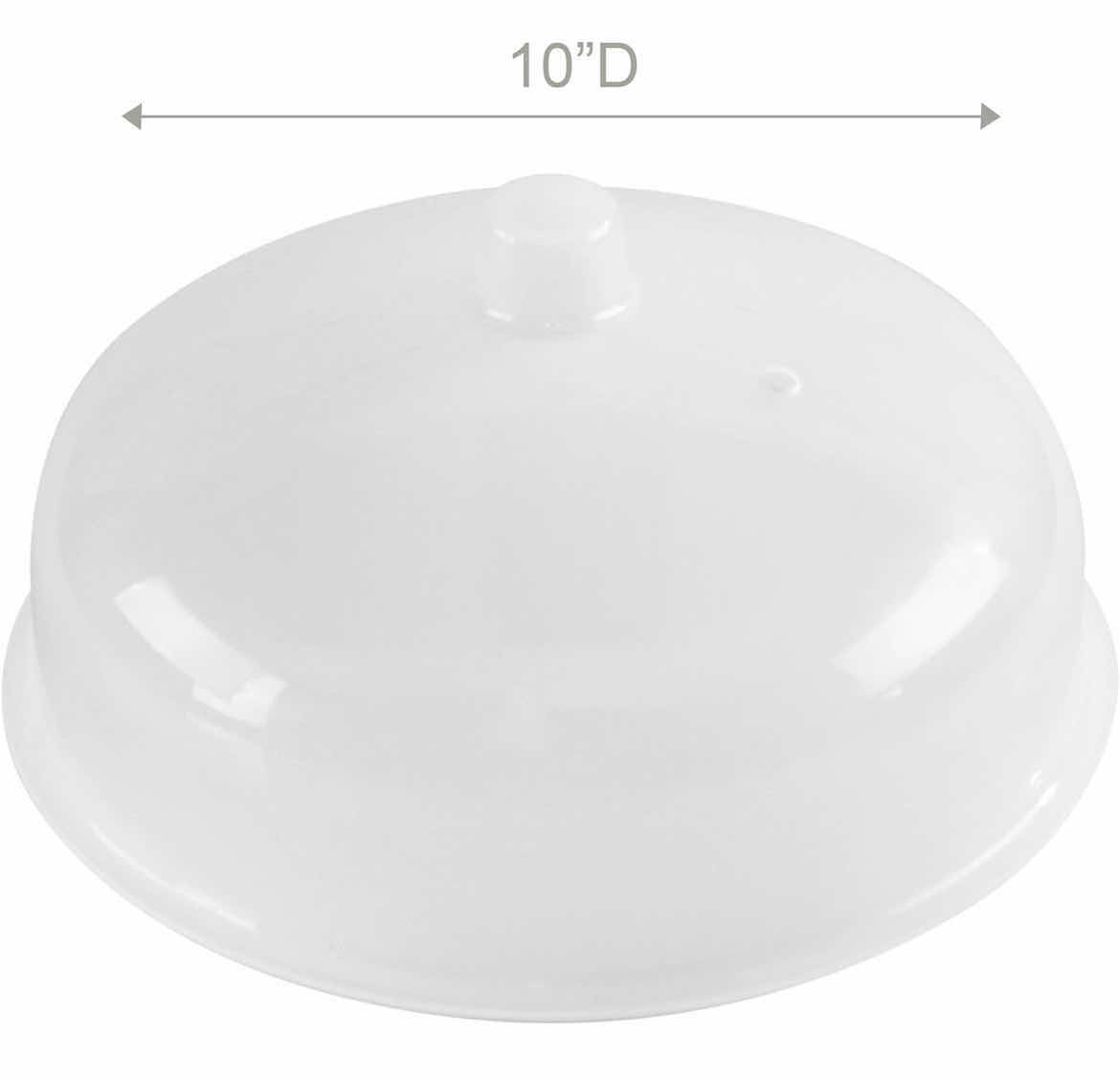 Photo 1 of CASE OF 21 HOME-X MICROWAVE DOMED COVER SPLATTER GUARD PLATE BOWL MUG COVER BPA FREE DISHWASHER SAFE 10”D x 5” H CLEAR