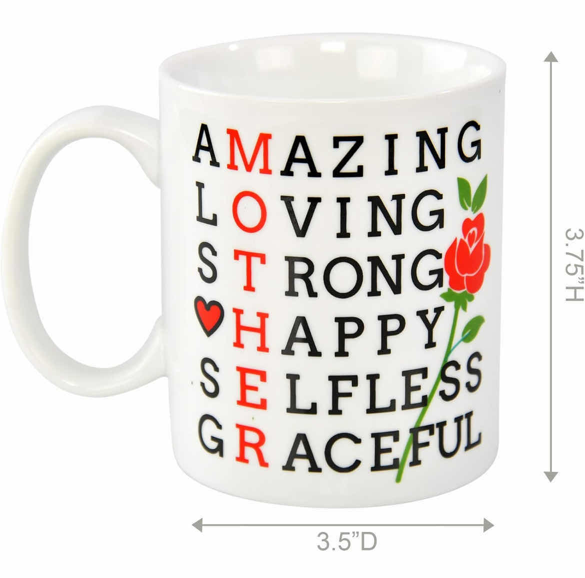 Photo 1 of CASE OF 18 HOME-X MOTHER CERAMIC COFFEE MUG MOTHERS DAY BEST MOM EVER LARGE COFFEE CUP DISHWASHER SAFE 14 OZ