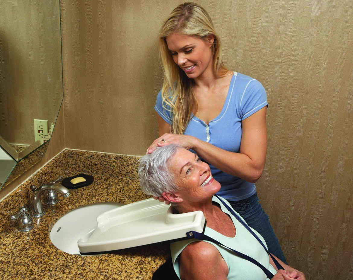 Photo 1 of CASE OF 7 HOME-X HAIR WASHING TRAY SHAMPOO TRAY