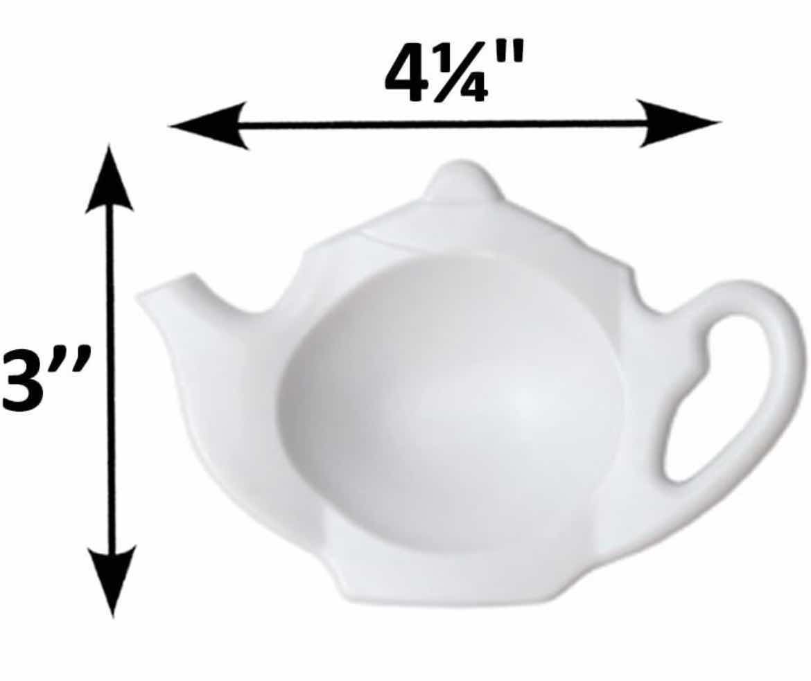 Photo 1 of CASE OF 60 HOME-X TEAPOT SHAPED TEABAG HOLDERS SETS OF 4