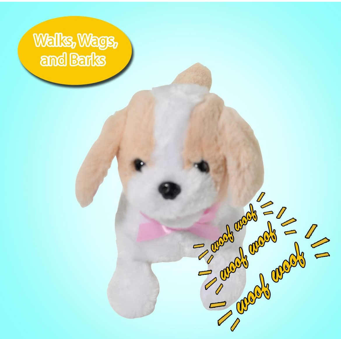 Photo 1 of CASE OF 24 HOME-X PLUSH MAGIC DOG ELECTRIC TOYS INTERACTIVE PETS