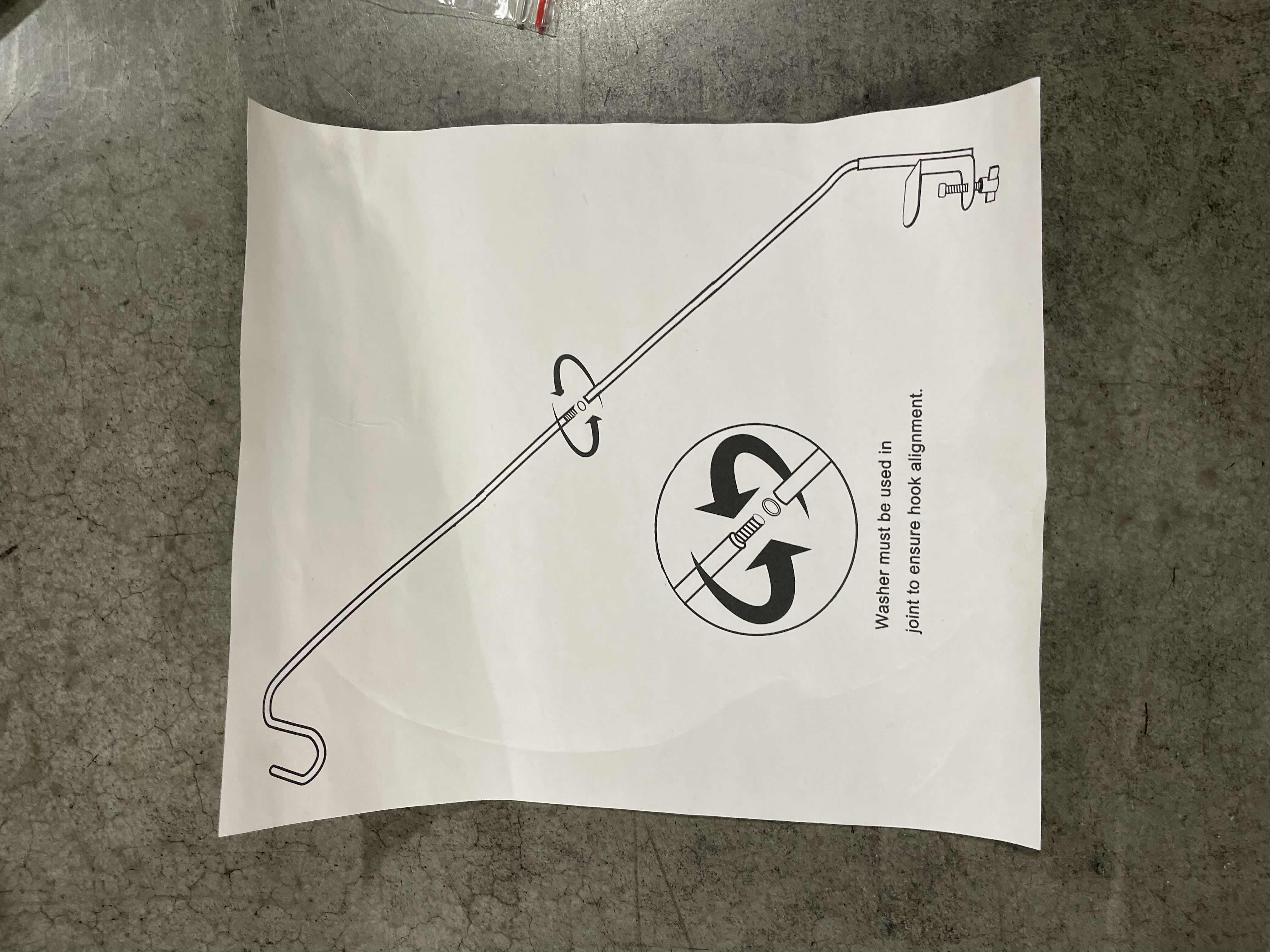 Photo 1 of CASE OF 10 HOME- X EXTENDED REACH DECK HOOK. 30” ARM, CLAMP ON