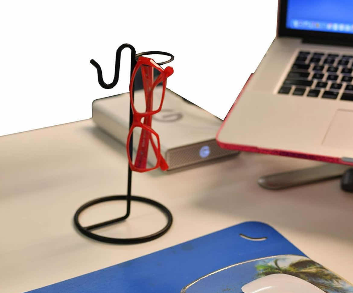 Photo 1 of CASE OF 40 BLACK EYEGLASS HOLDER GLASSES STAND MEN AND WOMEN EYEGLASS FRAME RACK SUNGLASSES READING GLASSES