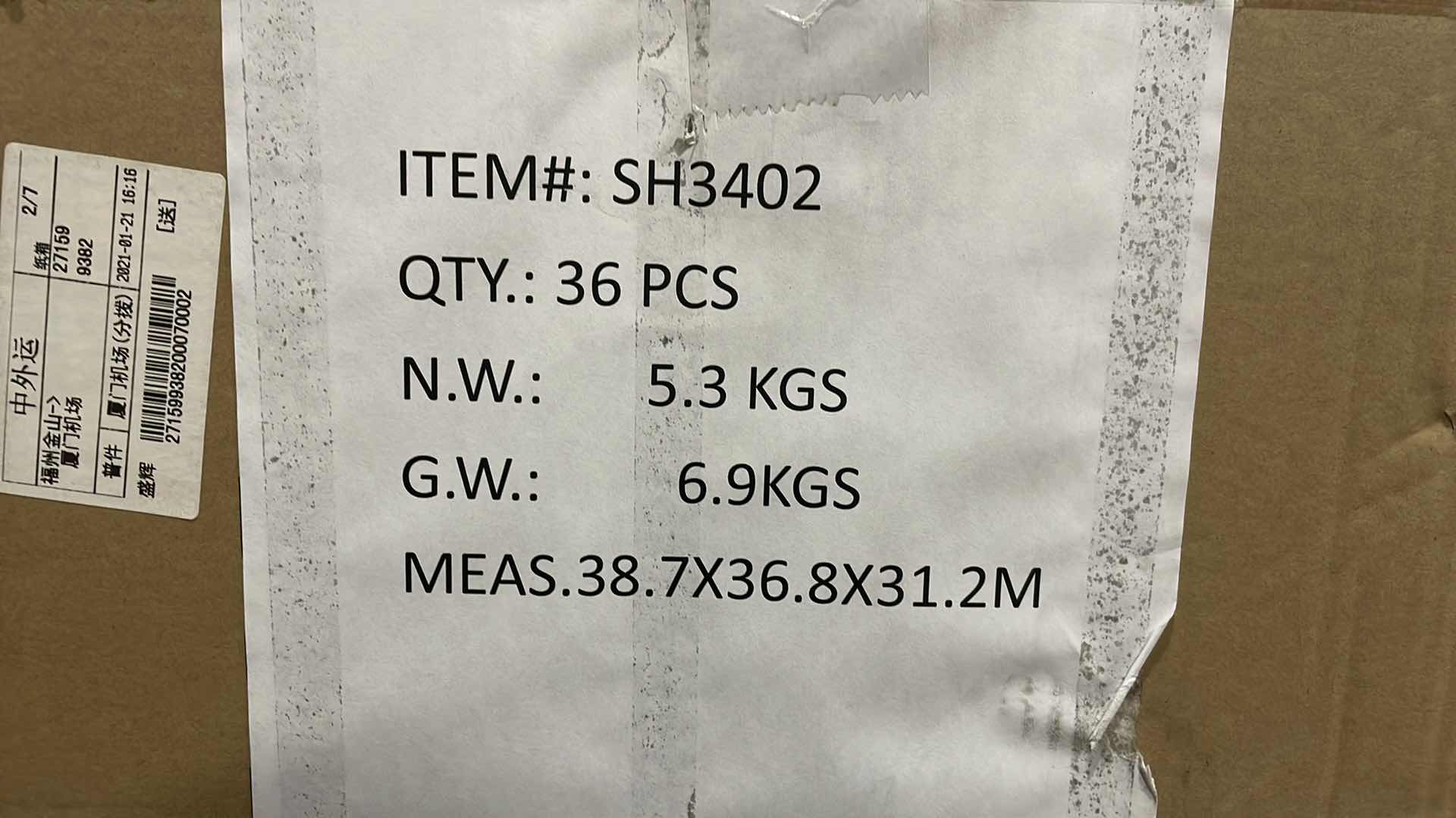 Photo 1 of CASE OF 34 HOME-X MULTIFUNCTION DIGITAL BATHROOM CLOCK THERMOMETER DATE TIMER SUCTION CUP OR HANG 5 ½ " L x 4 1/2" W x 1 ¾ " H, WHITE