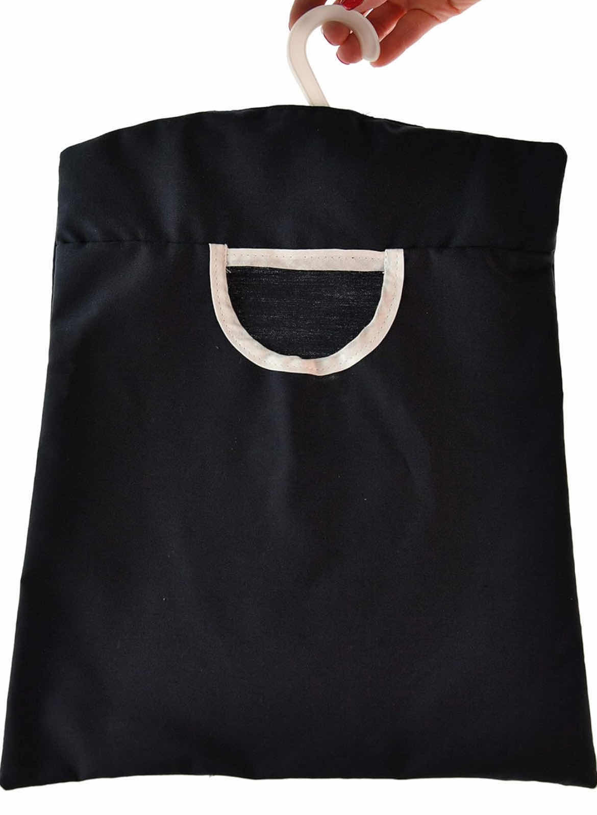 Photo 1 of CASE OF 100 HOME-X CANVAS CLOTHES PIN BAG LAUNDRY CLOTHES PIN HOLDER WITH HANGING HOOK