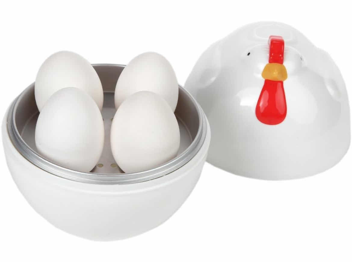 Photo 1 of CASE OF 15 HOME X MICROWAVE CHICKEN DESIGN EGG BOILER