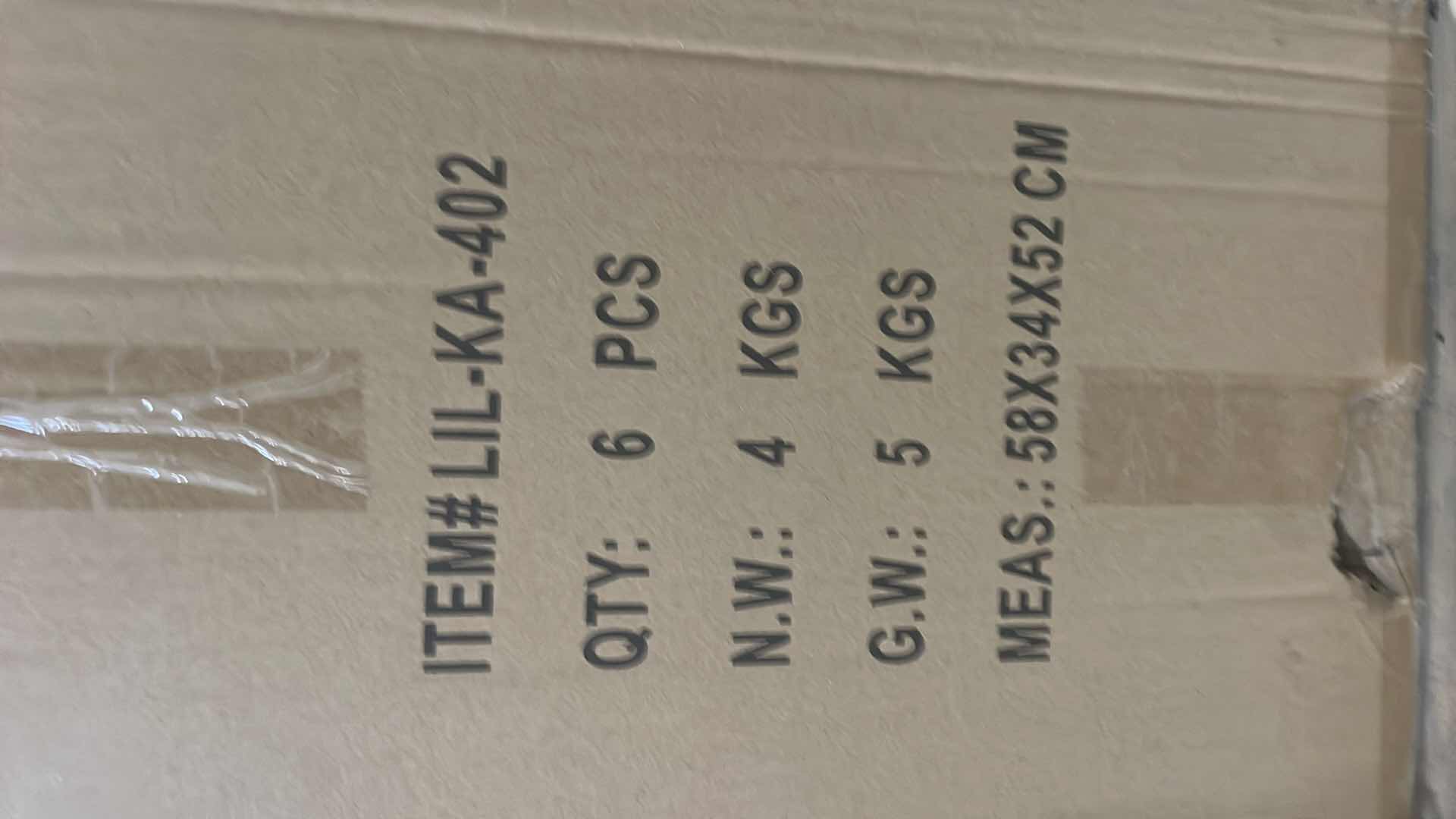 Photo 1 of CASE OF 6 ARAD METAL JEWELRY TREE HOLDER ORGANIZER HANGING JEWELRY DISPLAY FOR NECKLACES BRACELETS RINGS PIERCINGS BLACK ADJUSTS FROM 11" TO 15”H