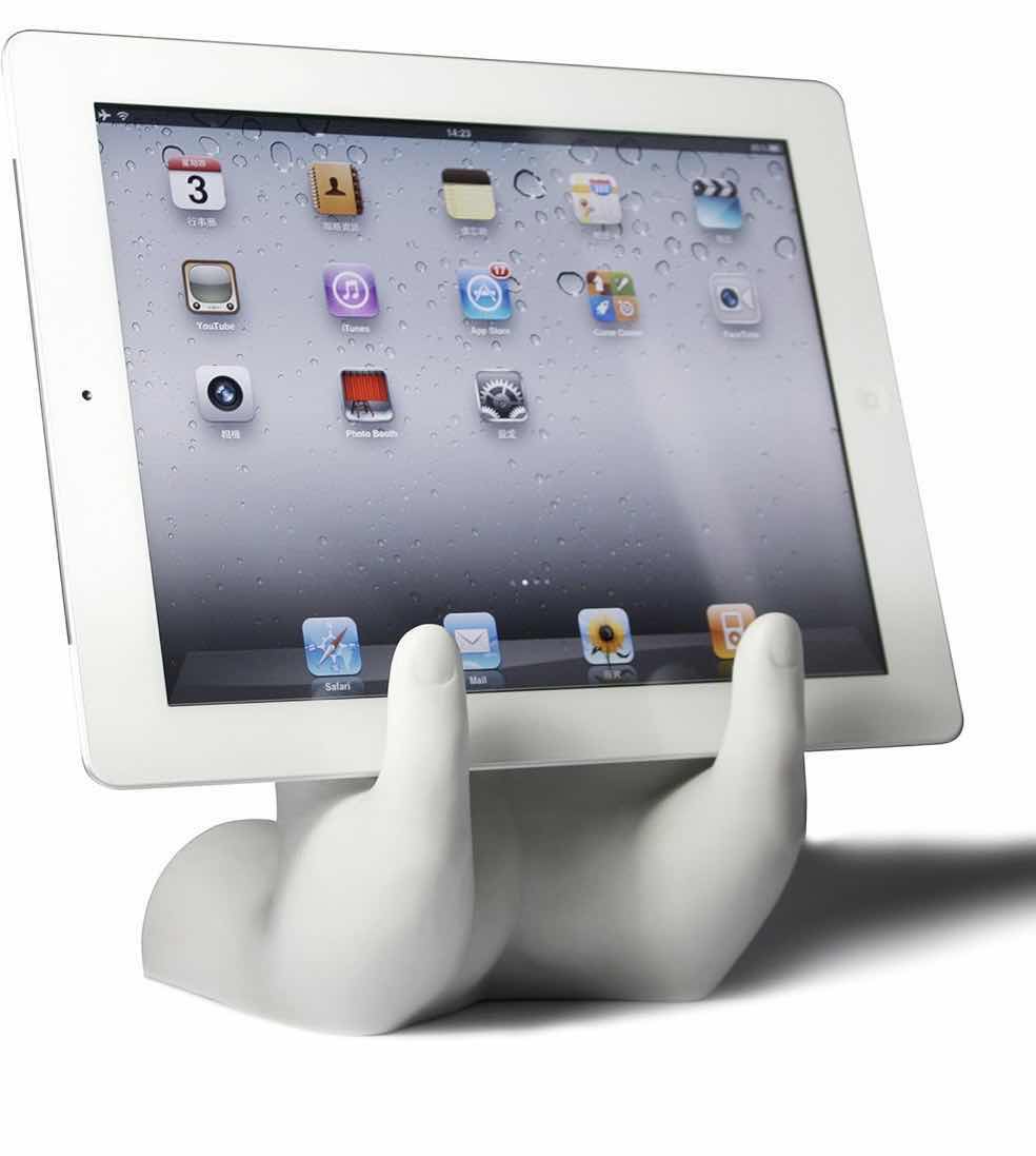 Photo 1 of CASE OF 8 ARAD THE ART OF THE HAND TABLET PC & BOOK STAND WHITE