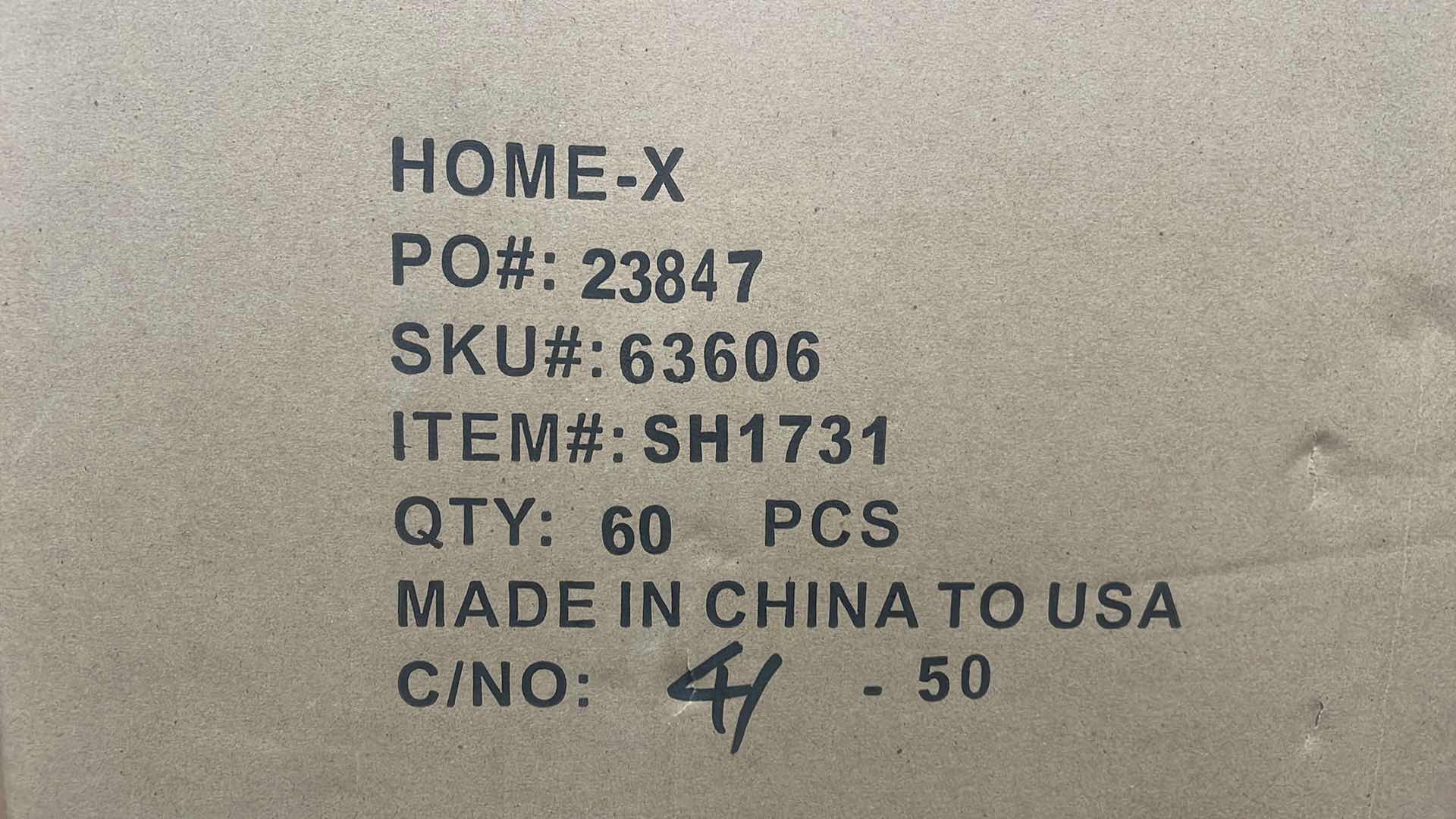 Photo 1 of CASE OF 60 HOME-X 23" ANGLED DECK HANGER BLACK FITS 2”x4” DECK RAILINGS