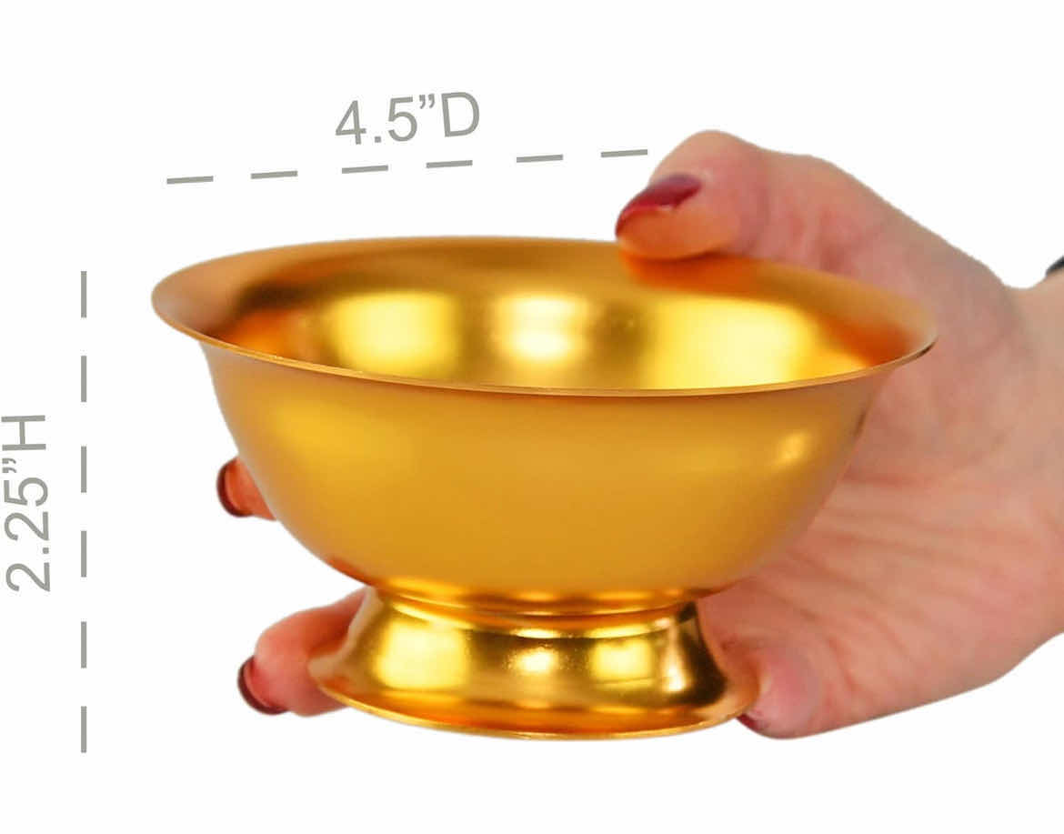 Photo 1 of CASE OF 18 SETS HOME-X COLORFUL ALUMINUM BOWLS, SERVING DISHES, ASSORTED COLORS, SET OF 6 – 4 ½” D X 2”