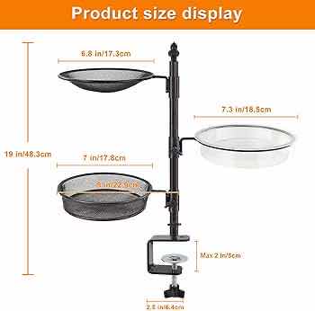 Photo 1 of NEW CASE HOME-X BALCONY DECK RAILING 3-TRAY BIRD FEEDER (BOX OF 10)