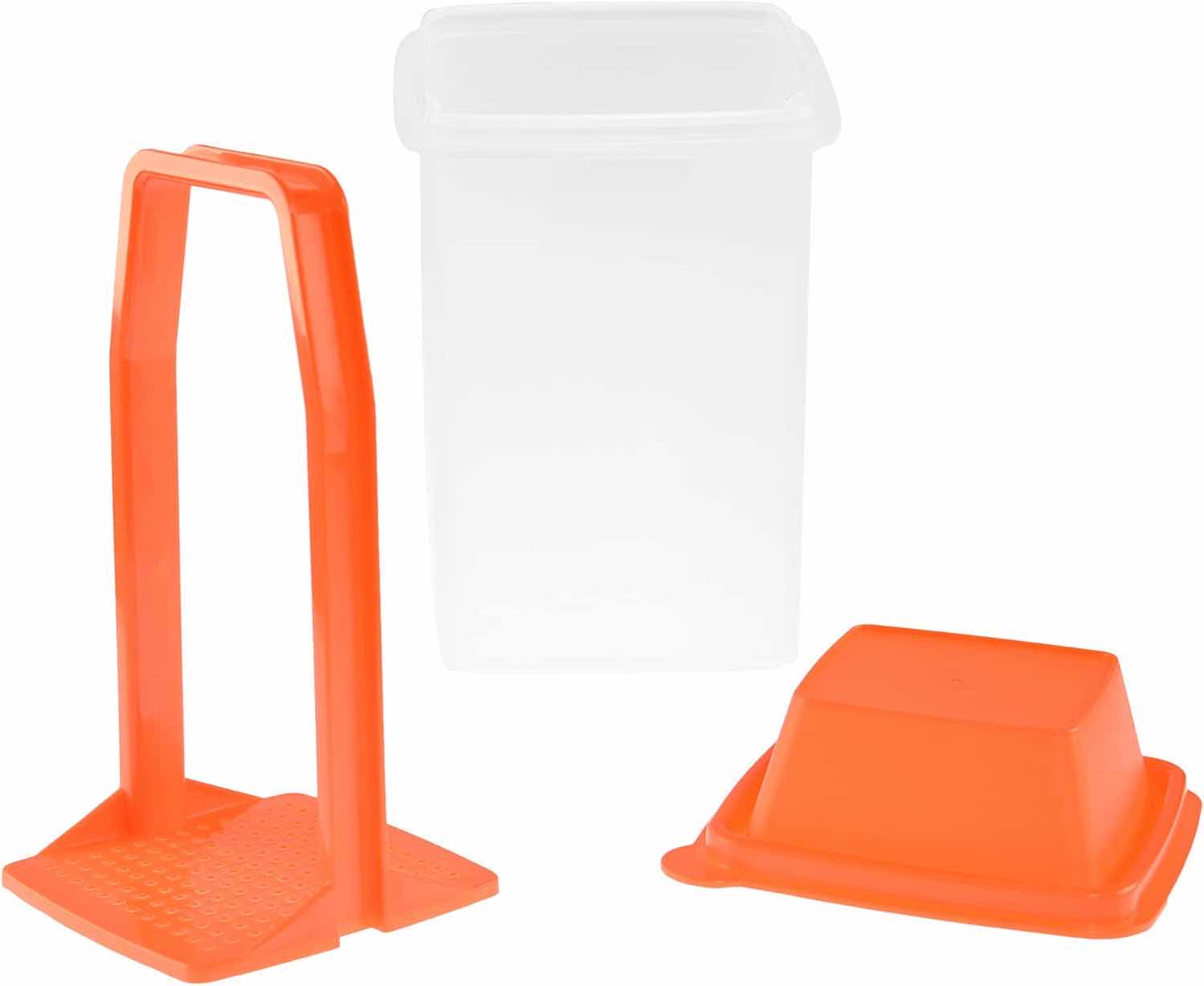 Photo 1 of HOME-X PICKLE STRAINING ORANGE STORAGE CONTAINER 7LITER (32 PER CASE)