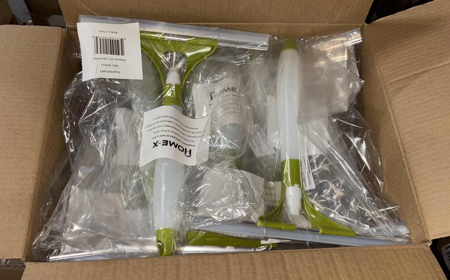 Photo 1 of NEW CASE HOME-X 3-IN-1 WINDOW CLEANING TOOL/SQUEEGEE W/SPRAY BOTTLE (APPROX 96 PCS PER CASE)