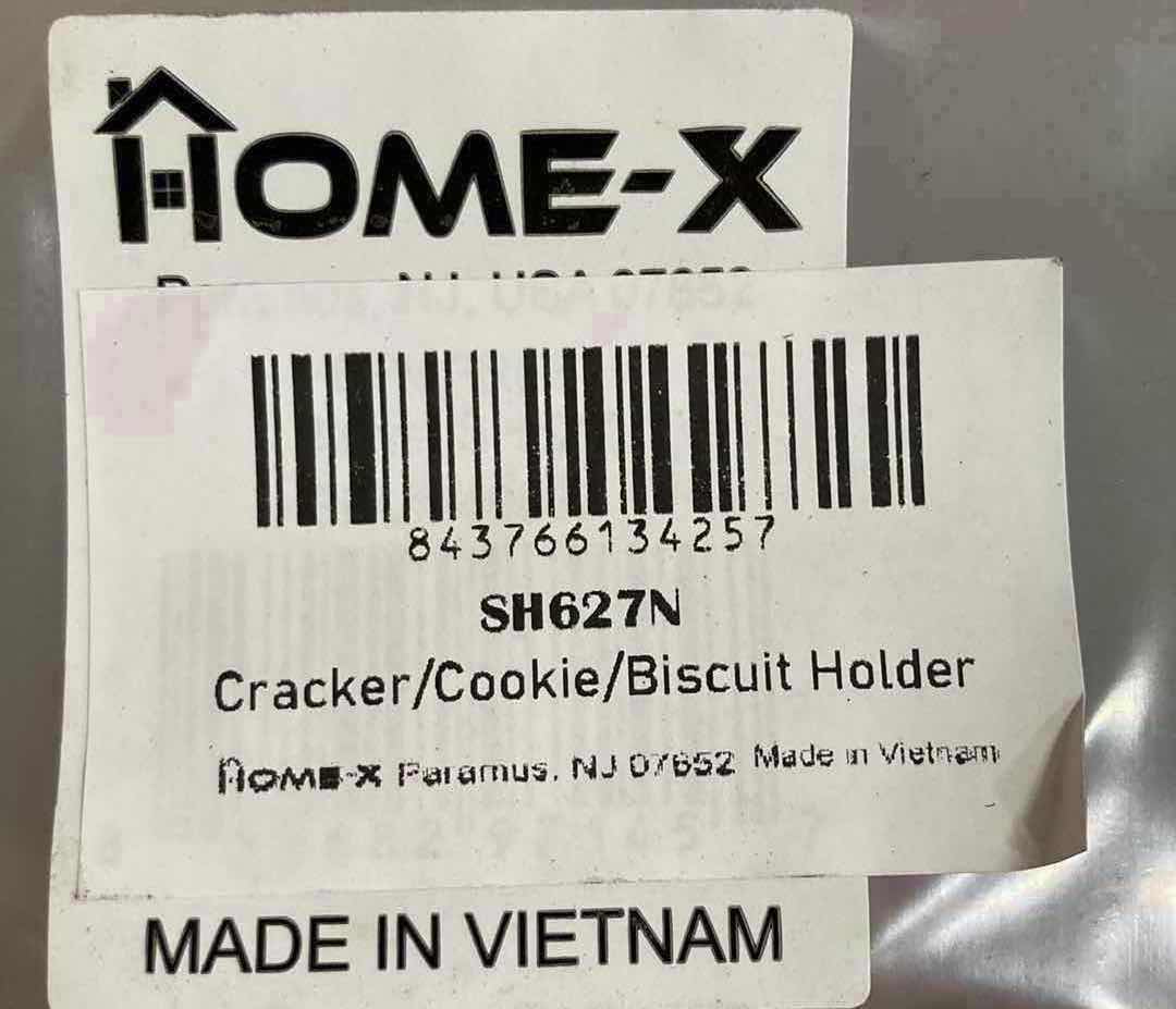 Photo 1 of NEW CASE HOME-X AIRTIGHT COOKIE/CRACKER STORAGE CONTAINER 6” X 2.25” H7.75” (BOX OF 24)