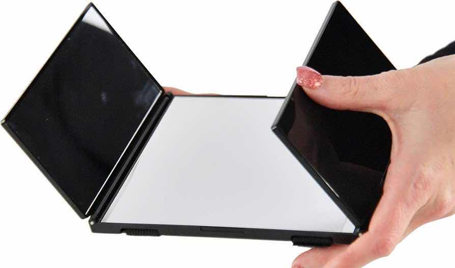 Photo 1 of NEW CASE HOME-X LARGE CAR VANITY MIRROR W TRIFOLD DESIGN (BOX OF 40)