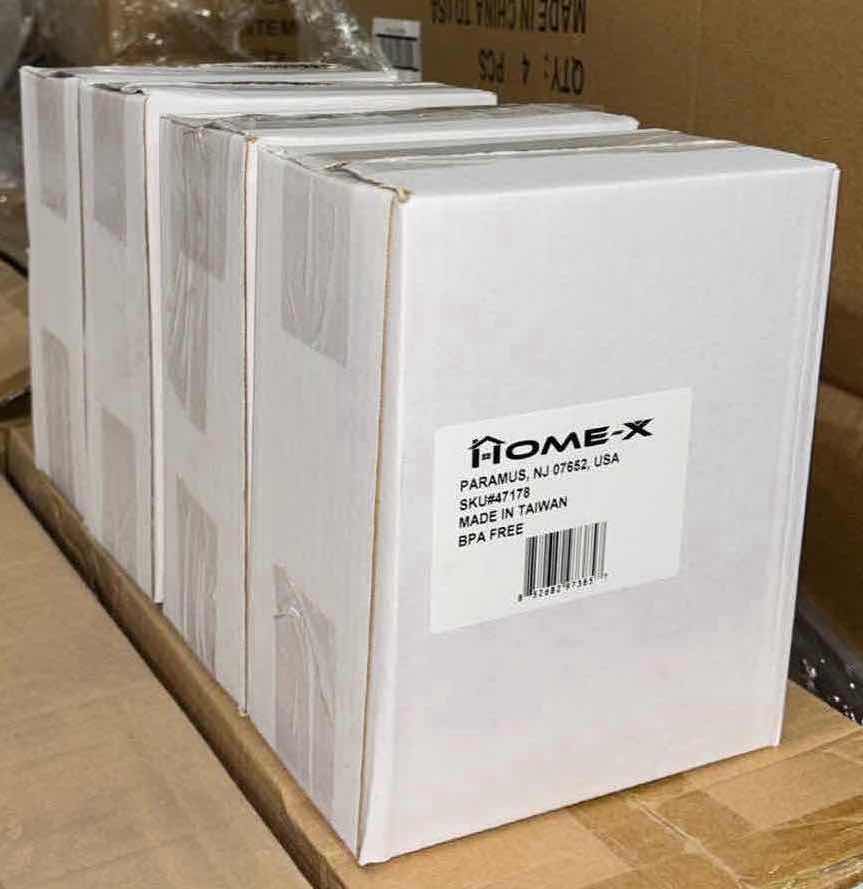 View 4 of NEW 4-PACK HOME-X MICROWAVEABLE 1 QT CLEAR SAUCEPAN, NONSTICK/BPA FREE