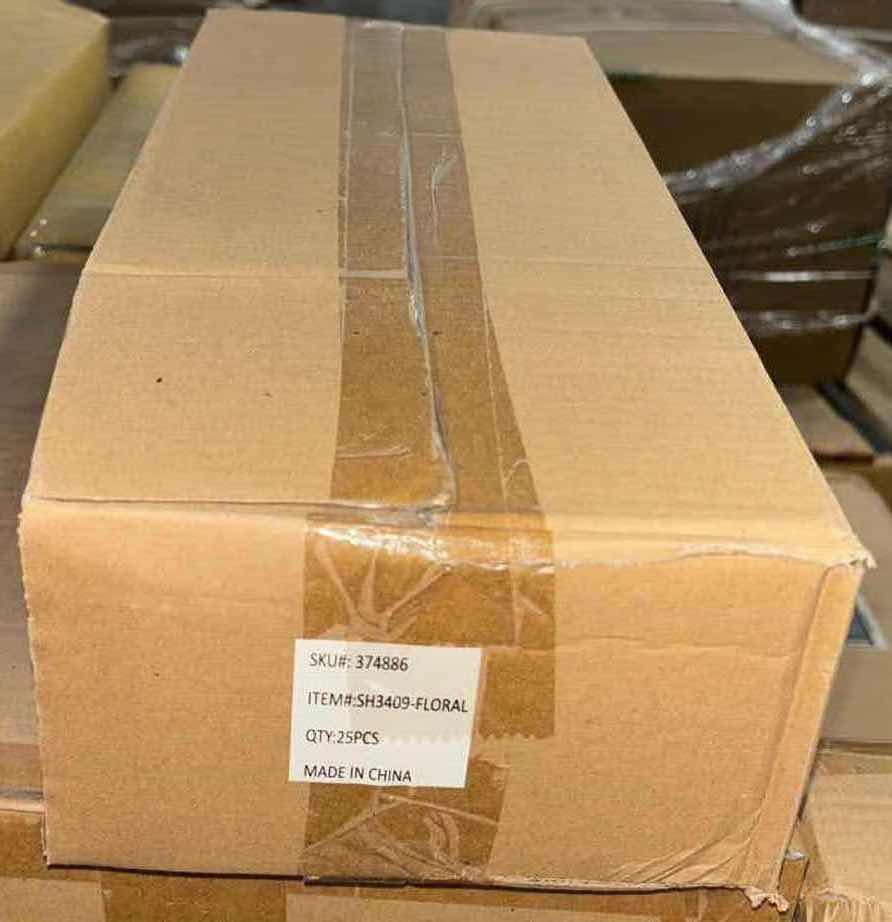 Photo 1 of NEW BOX OF HOME-X PORTABLE COIN HOLDER/DISPENSER, FLORAL (APPROX 25 PCS)