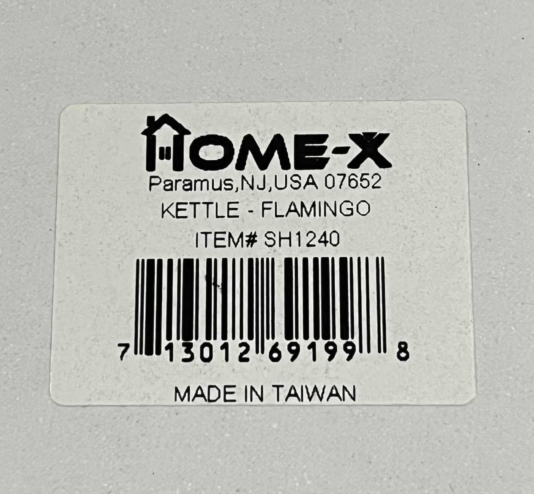 Photo 1 of HOME X PINK FLAMINGO WHISTLING TEA KETTLE 2.3QT (1CASE/6PCS)