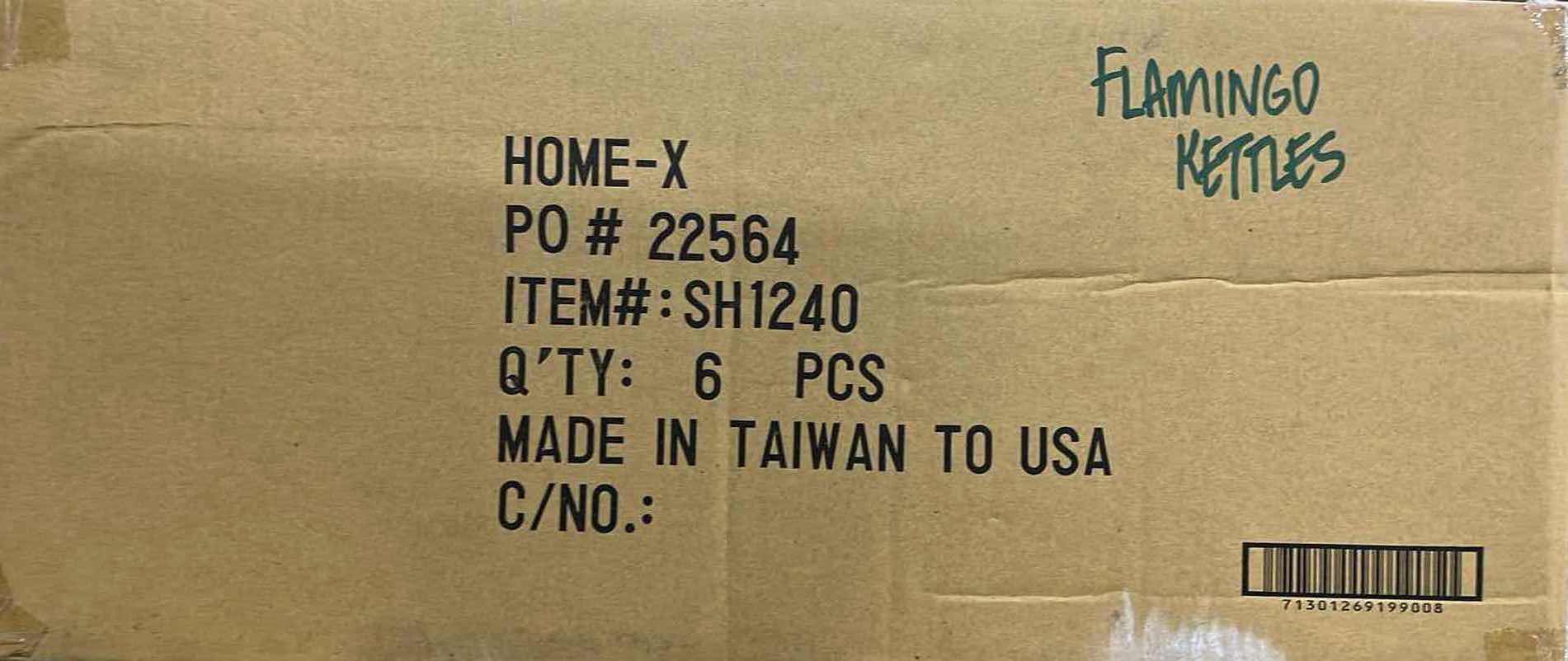 Photo 1 of HOME X PINK FLAMINGO WHISTLING TEA KETTLE 2.3QT (1CASE/6PCS)