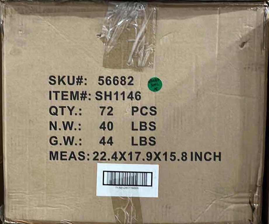 Photo 1 of HOME X 3 SLOT METAL LETTER HOLDERS  7” X 3” H5” (1CASE/72PCS)