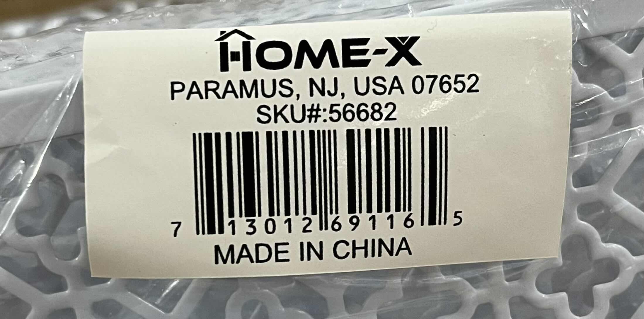 Photo 1 of HOME X 3 SLOT METAL LETTER HOLDERS  7” X 3” H5” (1CASE/72PCS)