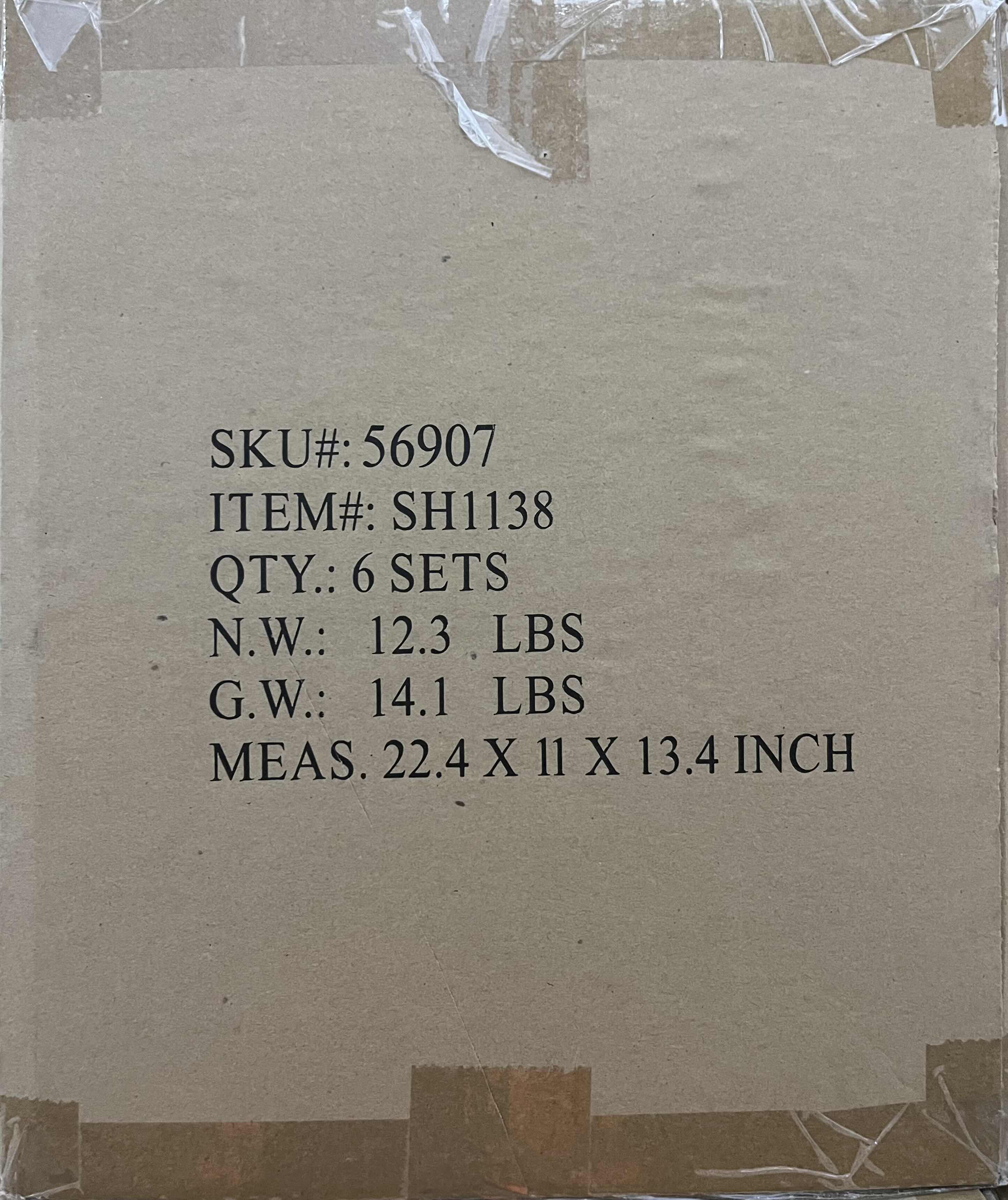 Photo 1 of NEW CASE HOME-X SMALL NESTING/STACKABLE STORAGE BINS, 3 BINS PER SET (1 CASE/6 SETS)