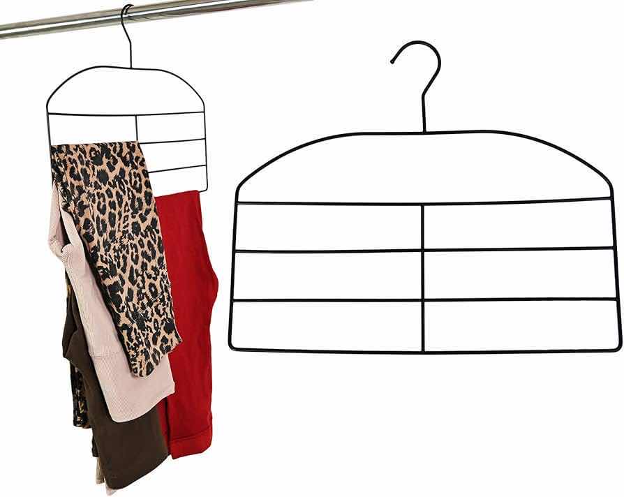 Photo 1 of NEW CASE HOME-X 2PK SPACE SAVING CLOSET LEGGING HANGERS (PARTIAL BOX OF 21 SETS)