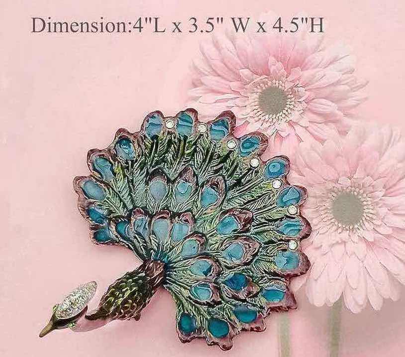 Photo 1 of NEW CASE HOME-X PEACOCK JEWELRY HOLDER (BOX OF 36)