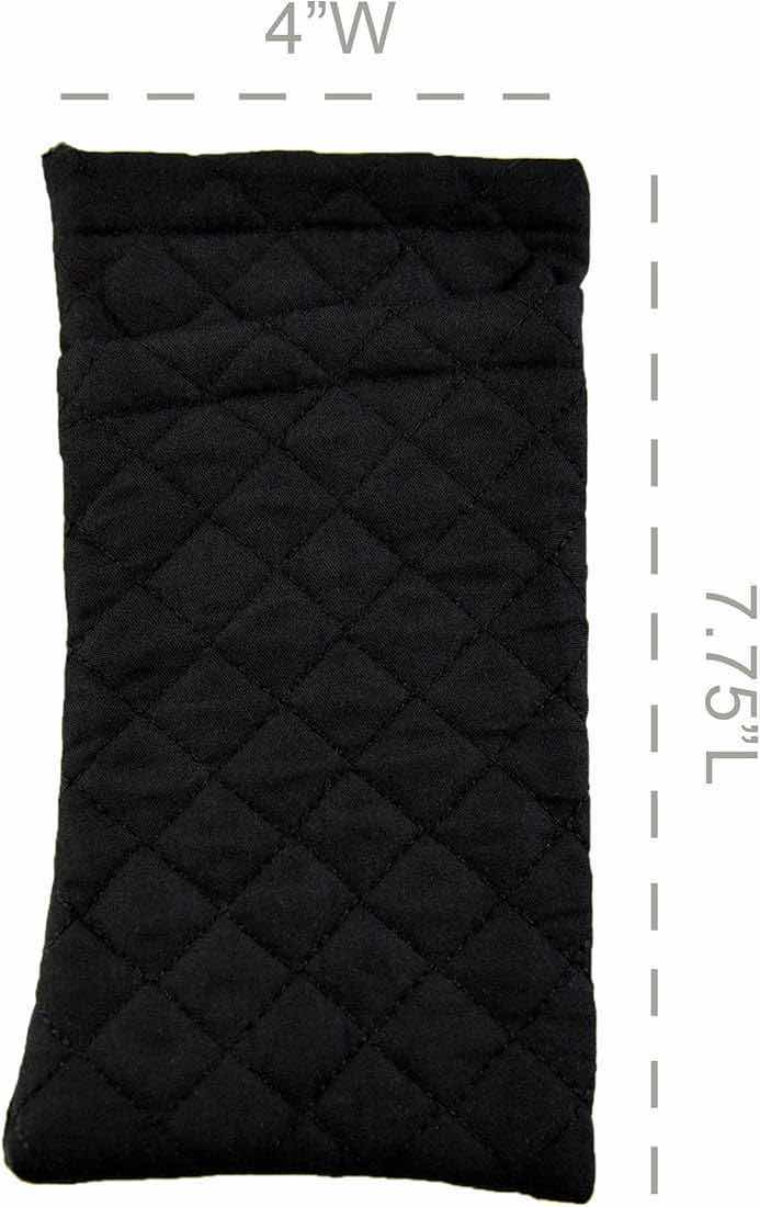 Photo 4 of NEW CASE HOME-X BLACK DOUBLE SOFT EYEGLASS POUCH (PARTIAL BOX OF 23)