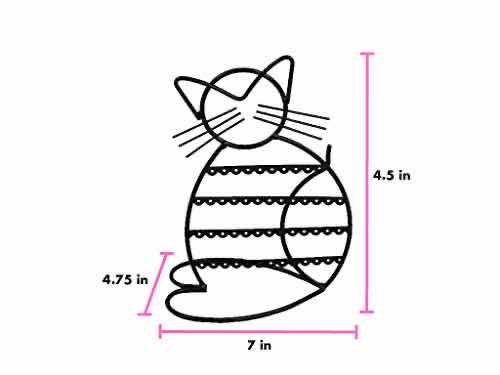 Photo 3 of NEW CASE BLACK CAT-SHAPED EARING HOLDER 7” X 4” H10” (BOX OF 16)