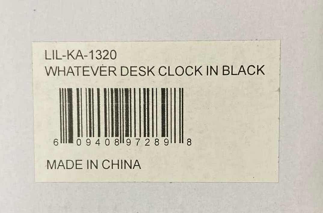 Photo 1 of NEW CASE ARAD “WHATEVER I’M LATE ANYWAY” BATTERY OPERATED DESK CLOCK (PARTIAL BOX OF 39)