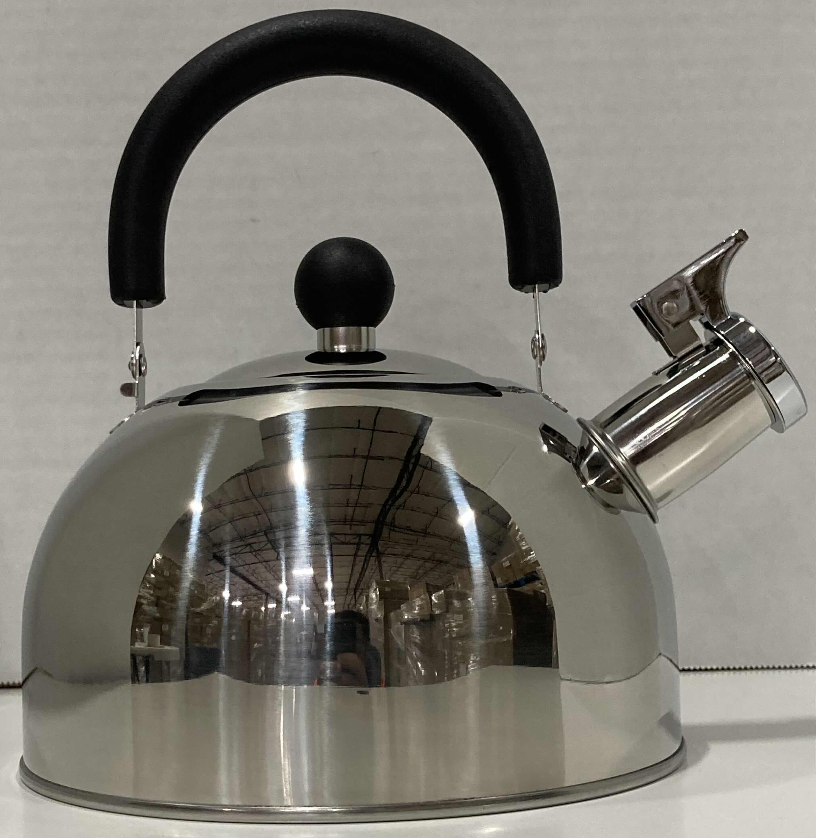 Photo 1 of NEW CASE HOME-X 2QT STAINLESS STEEL WHISTLING TEA KETTLE (CASE OF 12)