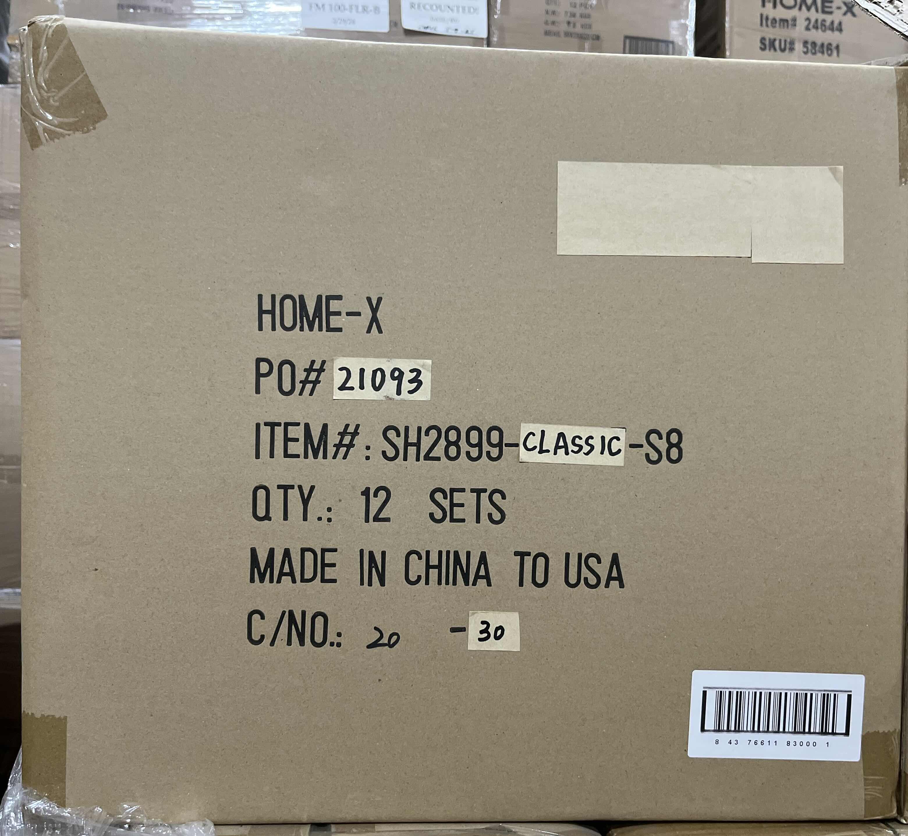 Photo 1 of NEW CASE HOME-X COLORFUL ALUMINIUM BOWLS & TUMBLERS SET OF 8 (12 SETS/CASE)