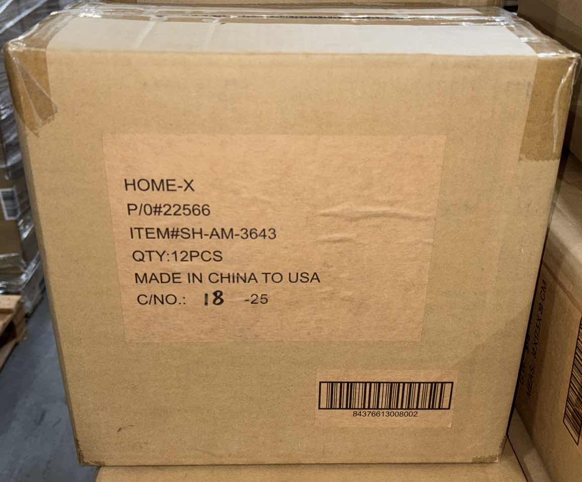 Photo 5 of NEW CASE OF HOME-X DELUXE CLEAR ACRYLIC 2 TIER T-BAR JEWELRY ORGANIZER (12 PCS/CASE)