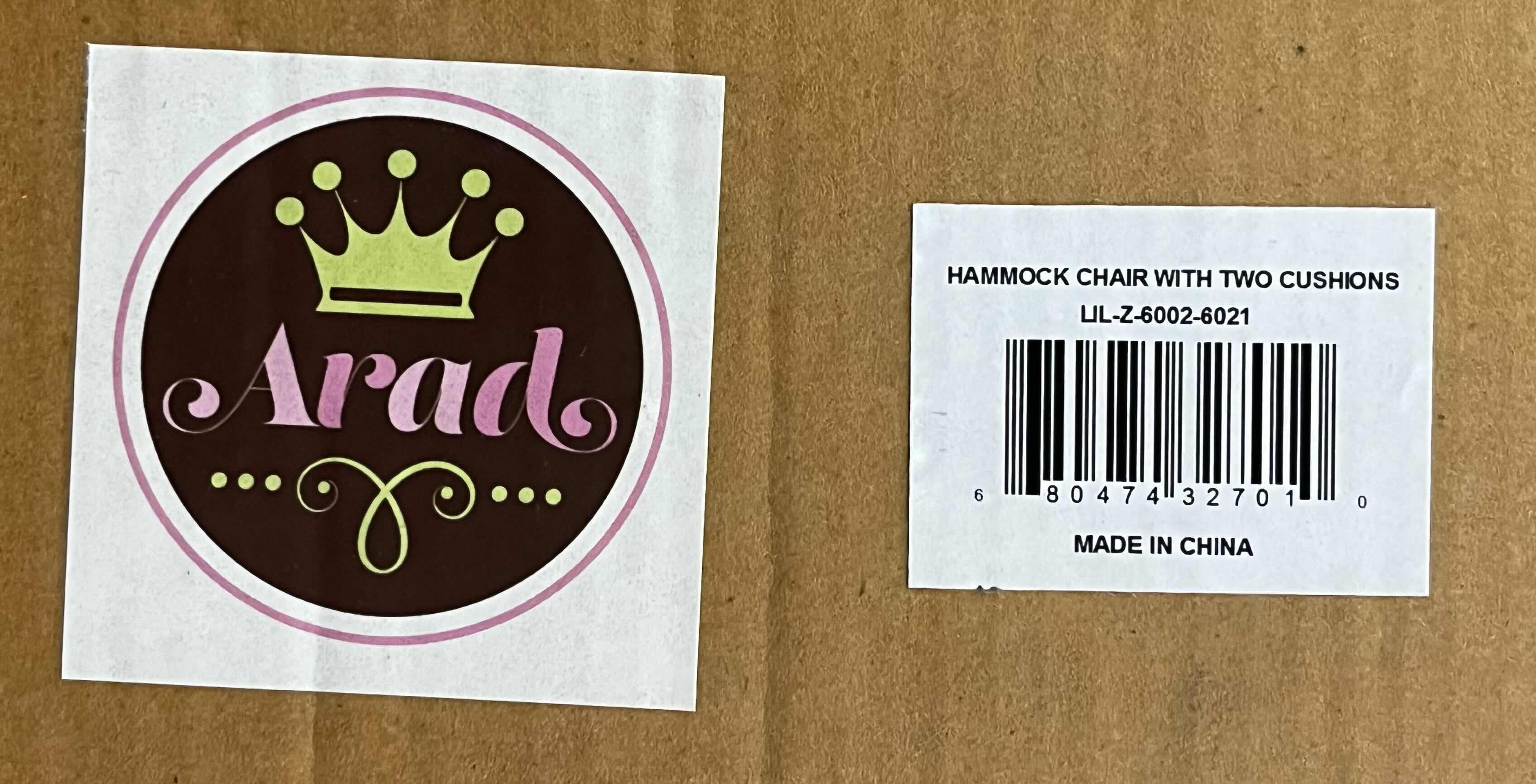 Photo 3 of NEW 2PACK ARAD INDOOR/OUTDOOR THICK CANVAS HANGING HAMMOCK W 2 CUSHIONS (BLUE STRIPED)