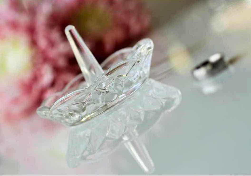 Photo 1 of NEW CASE OF HOME-X GLASS RING HOLDER H3.25” (48 PCS/CASE)