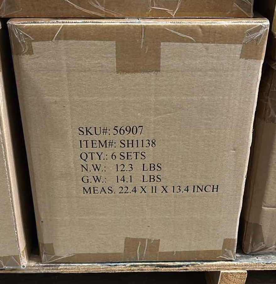 Photo 1 of NEW CASE HOME-X SMALL NESTING/STACKABLE STORAGE BINS, 3 BINS PER SET (1 CASE/6 SETS)