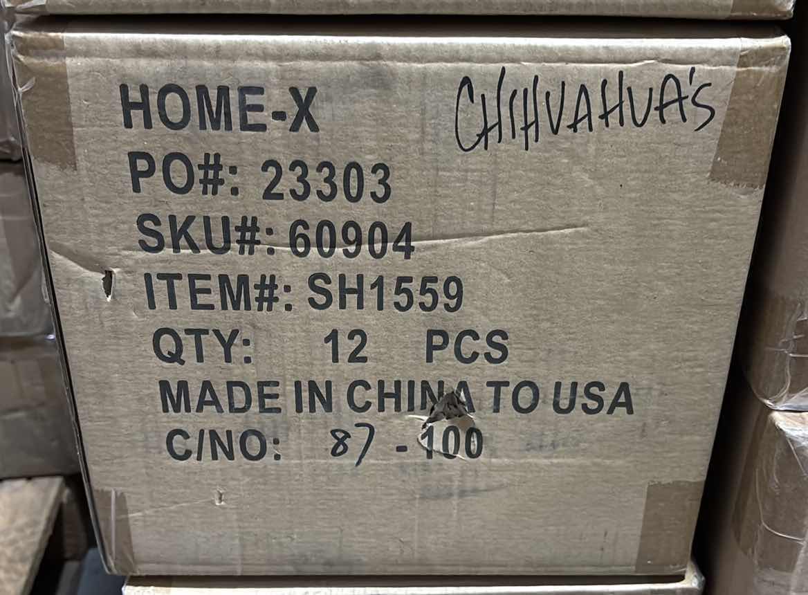 Photo 1 of NEW CASE OF HOME-X BATTERY OPERATED RUNNING DOG/CHIHUAHUA W CHECKERED BANDANA (12 PCS/CASE)