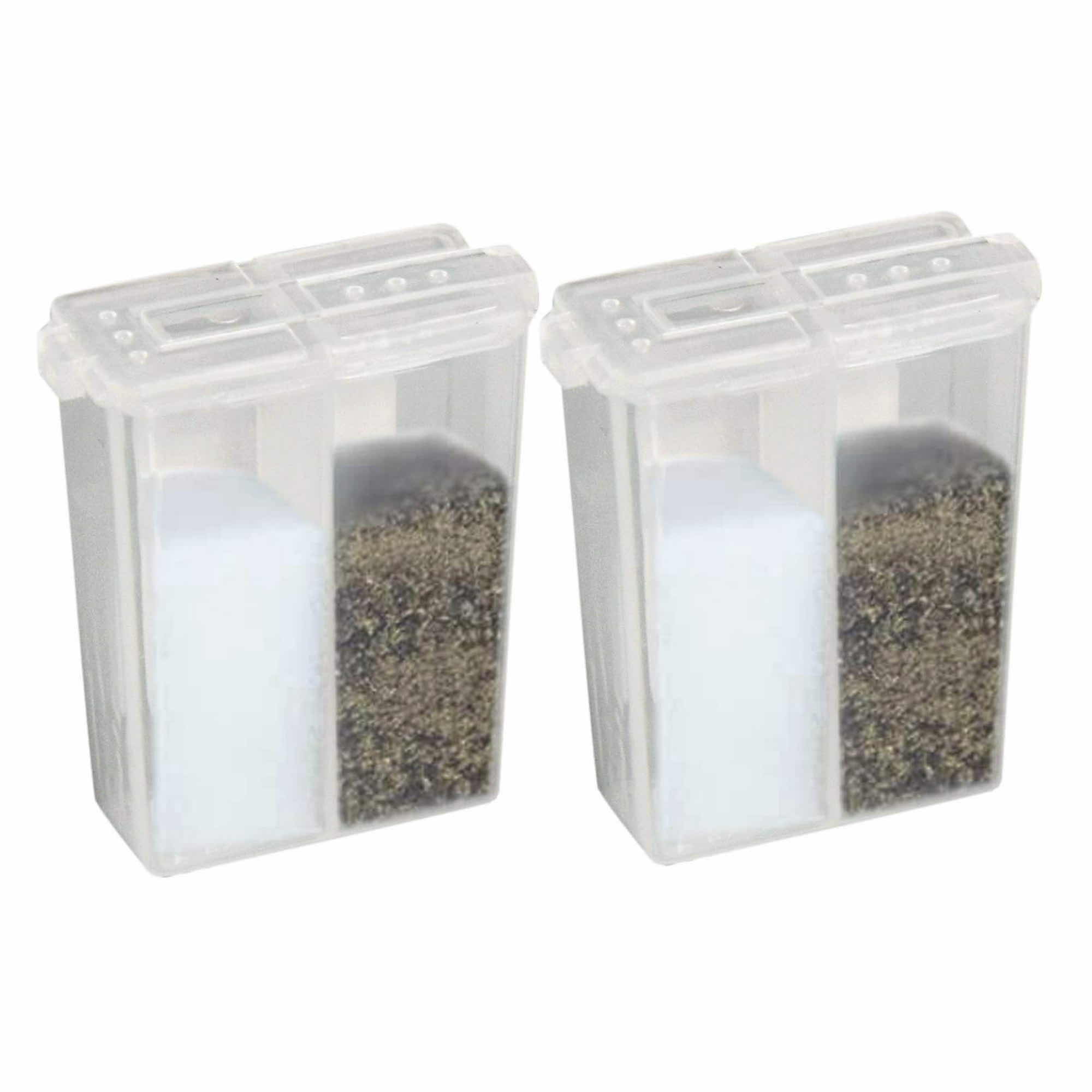 Photo 1 of NEW CASE HOME-X POCKET CLEAR PLASTIC SALT & PEPPER SHAKERS (BOX OF 144)