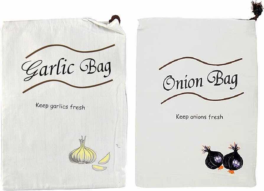 Photo 1 of NEW CASE HOME-X GARLIC & ONION REUSABLE STORAGE BAGS (BOX OF 11 SETS)