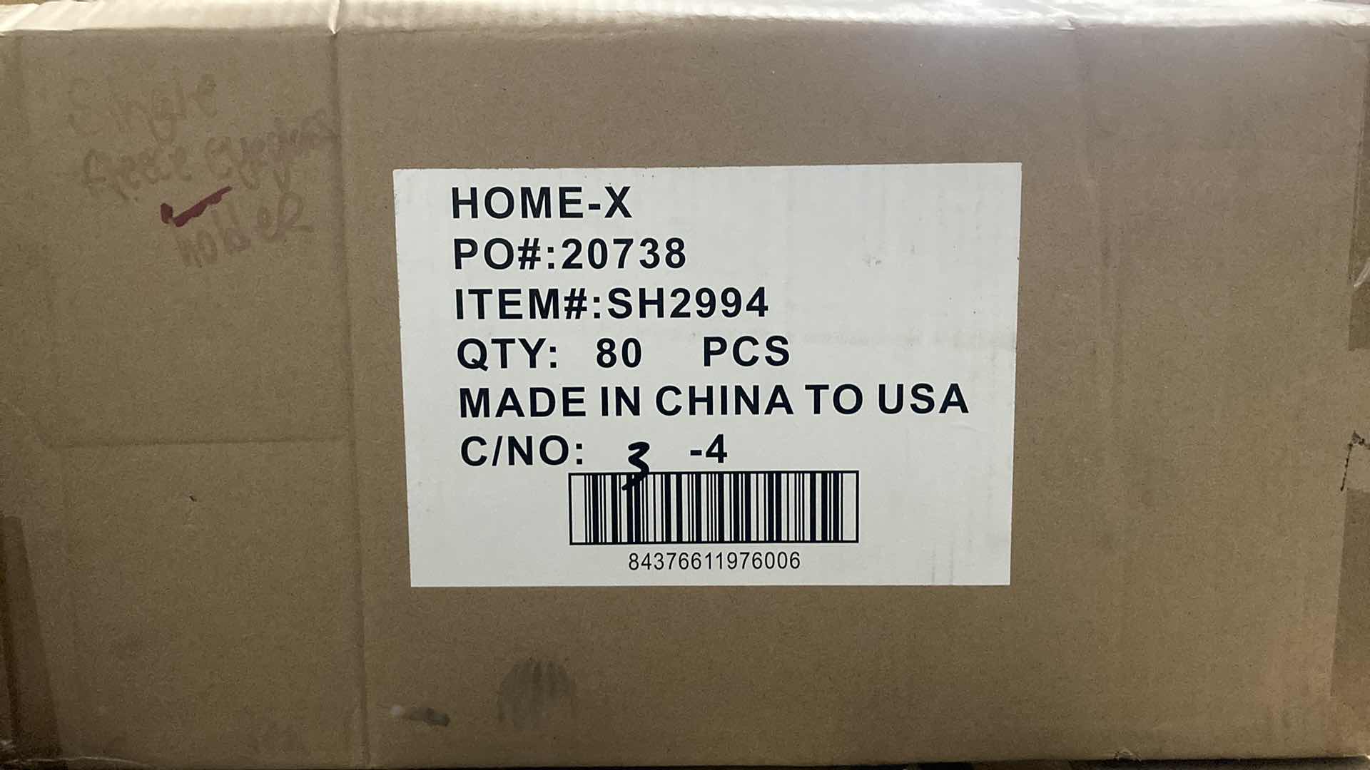 Photo 1 of NEW CASE HOME-X BLACK MAGNETIC FLEECE LINED GLASSES HOLDER (BOX OF 80)