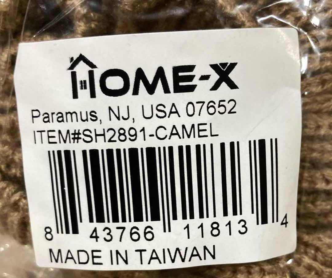 Photo 1 of NEW CASE HOME-X CAMEL KNITTED BIB PULLOVER NECK WARMER (BOX OF APPROX 150)