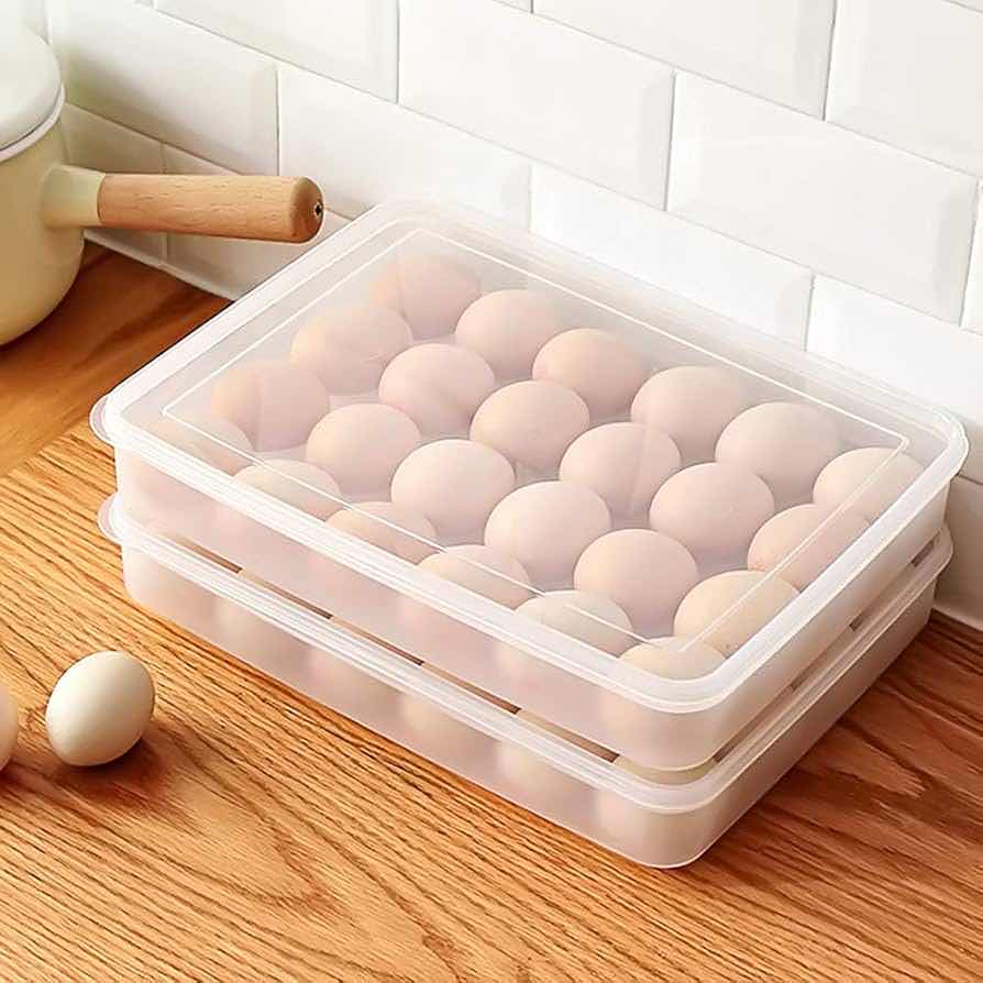 Photo 2 of NEW CASE HOME-X CLEAR PLASTIC 24 DEVILED EGG TRAY/EGG STORAGE (BOX OF 18)