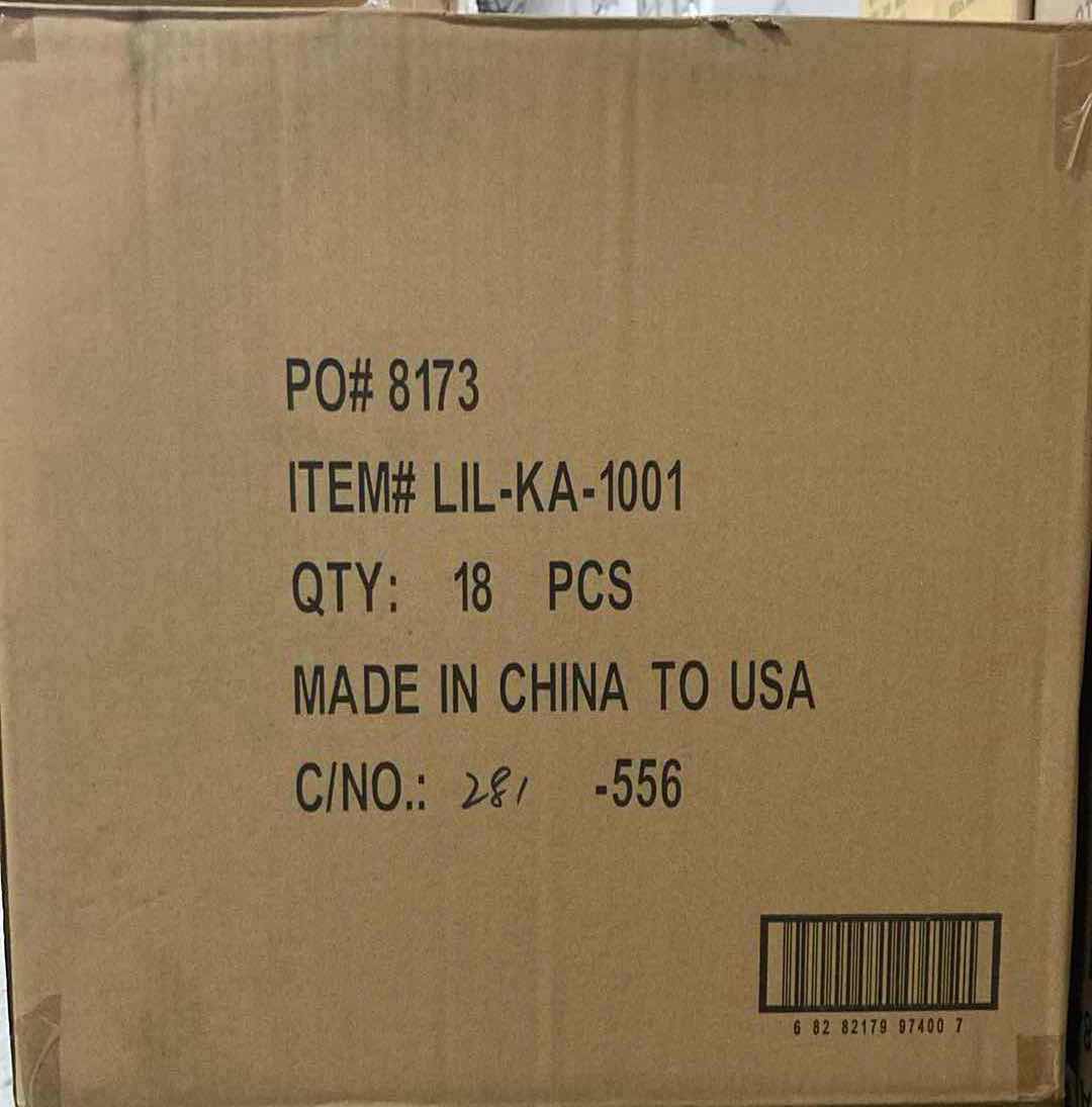 Photo 1 of NEW CASE ARAD CLEAR ACRYLIC COTTON BALL, SWAB & Q-TIP STORAGE 1PC 3 COMPARTMENT ORGANIZER 5.5” X 5.3” H6.1” (PARTIAL CASE OF 16)